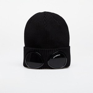 Čepice C.P. Company Cotton Goggle Beanie Black Universal