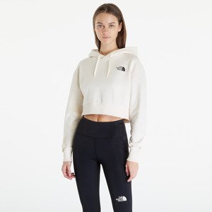 Mikina The North Face Trend Cropped Fleece Hoodie White Dune M