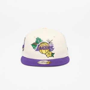 Kšiltovka New Era Los Angeles Lakers 9FIFTY NBA Floral Snapback Cap Ivory/ True Purple M-L