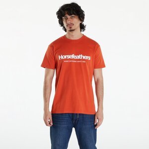 Tričko Horsefeathers Quarter T-Shirt Orange Rust S