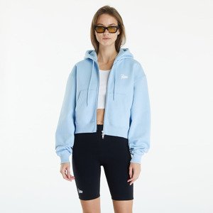 Mikina Patta Femme Basic Crop Zip Up Hooded Sweater Blue Bell XL