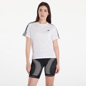 Tričko adidas Own the Run 3-Stripes Short Sleeve Tee White M