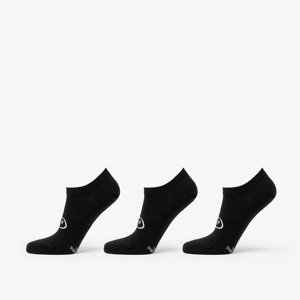 Ponožky Footshop Invisible Socks 3-Pack Black 39-42