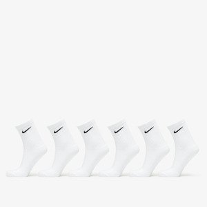 Ponožky Nike Everyday Cushion Crew Socks 6-Pack White XL