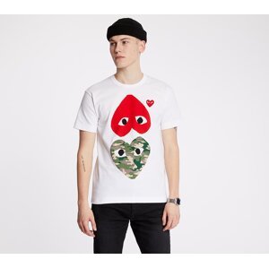 Tričko Comme des Garçons PLAY Tee White S