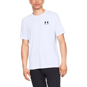 Tričko Under Armour Sportstyle Lc SS White/ Black XXL