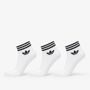 Ponožky adidas Trefoil Ankle Socks 3-Pack White/ Black 39-42