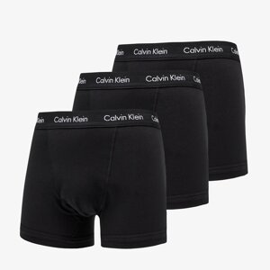 Boxerky Calvin Klein Trunks 3-Pack Black XL