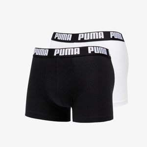 Boxerky Puma 2 Pack Basic Boxers White/ Black M