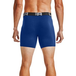 Boxerky Under Armour Charged Cotton 6In 3 Pack Blue M