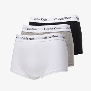 Calvin Klein Low Rise Trunks 3 Pack Black/ White/ Grey XL