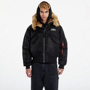 Bomber Alpha Industries 45P Hooded Custom Black/ Reflective L