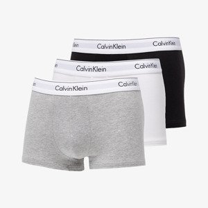 Trenky Calvin Klein Modern Cotton Stretch Trunk 3-Pack Black/ White/ Grey Heather XL