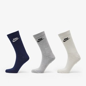 Ponožky Nike Sportswear Everyday Essential Crew Socks 3-Pack Multicolor L
