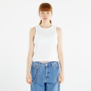 Tílko Calvin Klein Jeans Tab Rib Tank Top Bright White M