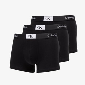 Boxerky Calvin Klein ´96 Cotton Stretch Trunks 3-Pack Black/ Black/ Black XL