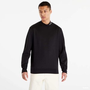 Mikina FRED PERRY Branded Collar Sweatshirt Black XL