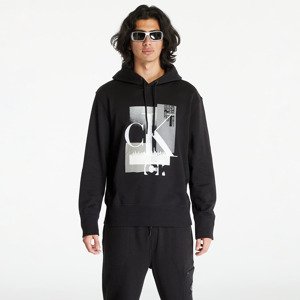 Mikina Calvin Klein Jeans Connected Layer Land Hoodie Black L