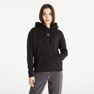 Mikina Tommy Jeans Boxy Badge Hoodie Black L