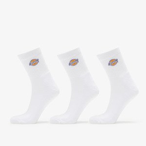Ponožky Dickies Valley Grove Socks 3-Pack White 35-38