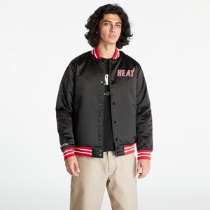 Bunda Mitchell & Ness Miami Heat Heavyweight Satin Jacket Black M