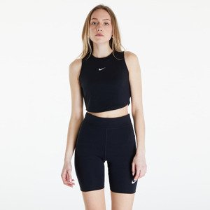 Tílko Nike Sportswear Essentials Women's Ribbed Cropped Tank Black/ Sail XS