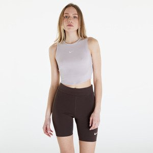 Tílko Nike Sportswear Essentials Women's Ribbed Cropped Tank Platinum Violet/ Sail M