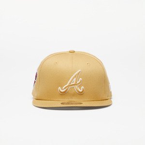 Kšiltovka New Era Atlanta Braves Side Patch 9FIFTY Snapback Cap Bronze/ Nfl Brown Suede M-L