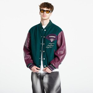 Bomber PLEASURES Fan Varsity Jacket Green M