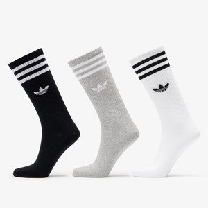 Ponožky adidas High Crew Sock White/ Mgreyh/ Black L