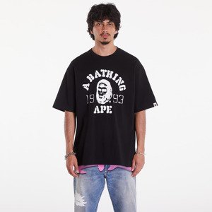 Tričko A BATHING APE Og Ape Head College Relaxed Fit Tee Black L