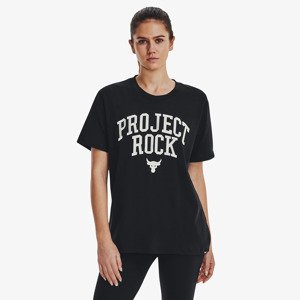 Tričko Under Armour Project Rock Heavyweight Campus T-Shirt Black XS