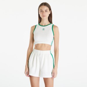 Tílko adidas Terry Crop Tank Off White XL