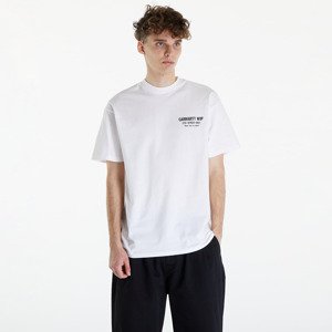 Tričko Carhartt WIP Short Sleeve Less Troubles T-Shirt UNISEX White/ Black XXL