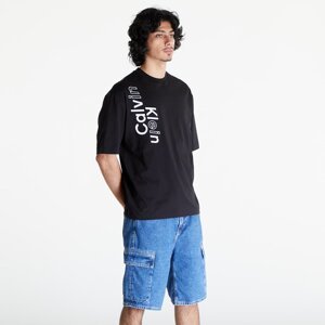 Tričko Calvin Klein Jeans Blocking Graphic Short Sleeve Tee Black XL