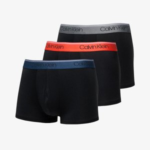 Boxerky Calvin Klein Microfiber Stretch Low Rise Trunk 3-Pack Black L