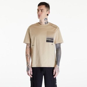 Tričko Calvin Klein Jeans Serenity Back Graphic Beige M