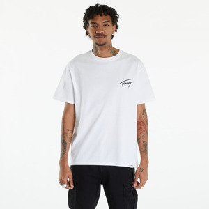 Tričko Tommy Jeans Regular Signature Tee White XXXL