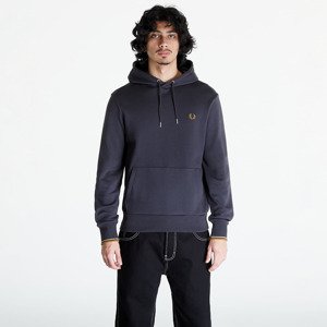 Mikina FRED PERRY Tipped Hooded Sweatshirt Anchgrey/ Dkcaram L
