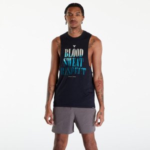 Tílko Under Armour Project Rock BSR Payoff Tank Top Black/ Radial Turquoise L