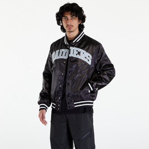 Bomber New Era Las Vegas Raiders NFL Satin Black Bomber Jacket UNISEX Black/ White M