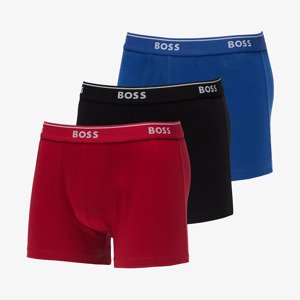 Boxerky Hugo Boss Classic Trunk 3-Pack Red/ Blue/ Black L