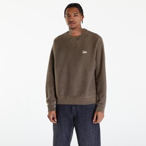 Mikina Patta Classic Washed Crewneck Sweatshirt UNISEX Morel XXL