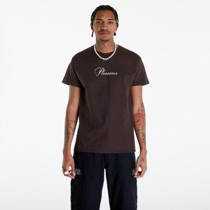 Tričko PLEASURES Stack T-Shirt Brown L