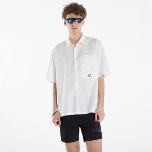 Košile C.P. Company Short Sleeve Shirt Gauze White L