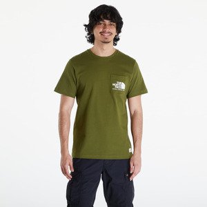 Tričko The North Face Berkeley California Pocket S/S Tee Forest Olive L