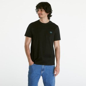 Tričko FRED PERRY Print T-shirt Black XL