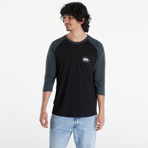 Tričko Horsefeathers Bronco Raglan T-Shirt Black/ Gray L