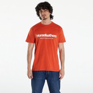 Tričko Horsefeathers Quarter T-Shirt Orange Rust M