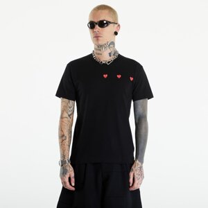 Tričko Comme des Garçons PLAY Short Sleeve Logo Print T-Shirt UNISEX Black S